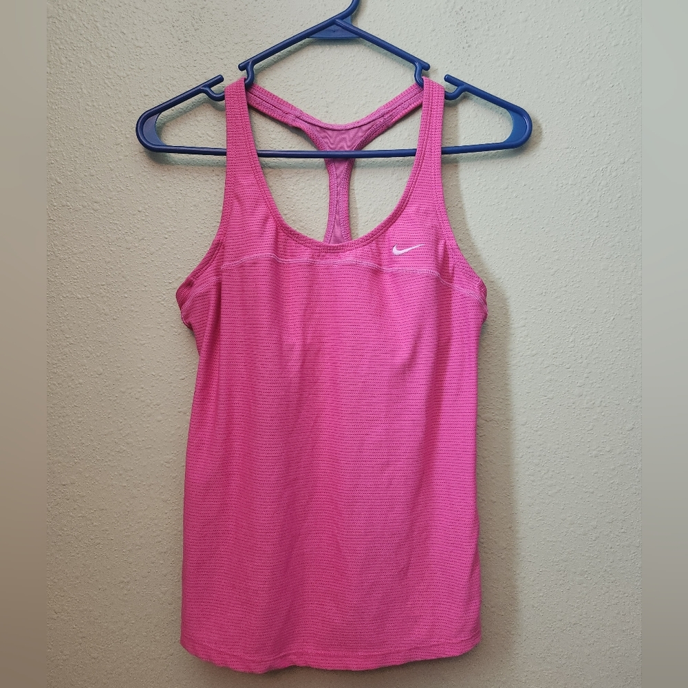 Nike Pink Razorback Athletic Sports Tank Size Small